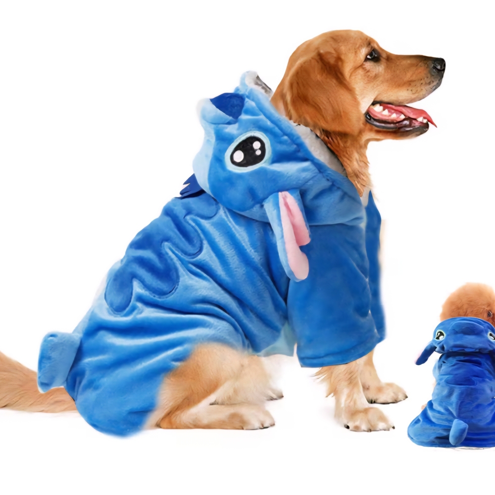 Blue Dog Costume with Hood